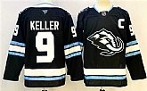 Men's Utah Mammoth #9 Clayton Keller Navy 2025 With C Patch Stitched Jersey,baseball caps,new era cap wholesale,wholesale hats